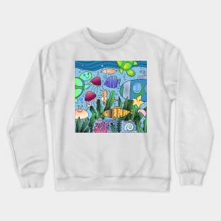 Sealife 145 (Style:2) Crewneck Sweatshirt